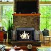 Fireplace Glass Doors Alpine Medium Skyline Nickel AN-1011SN